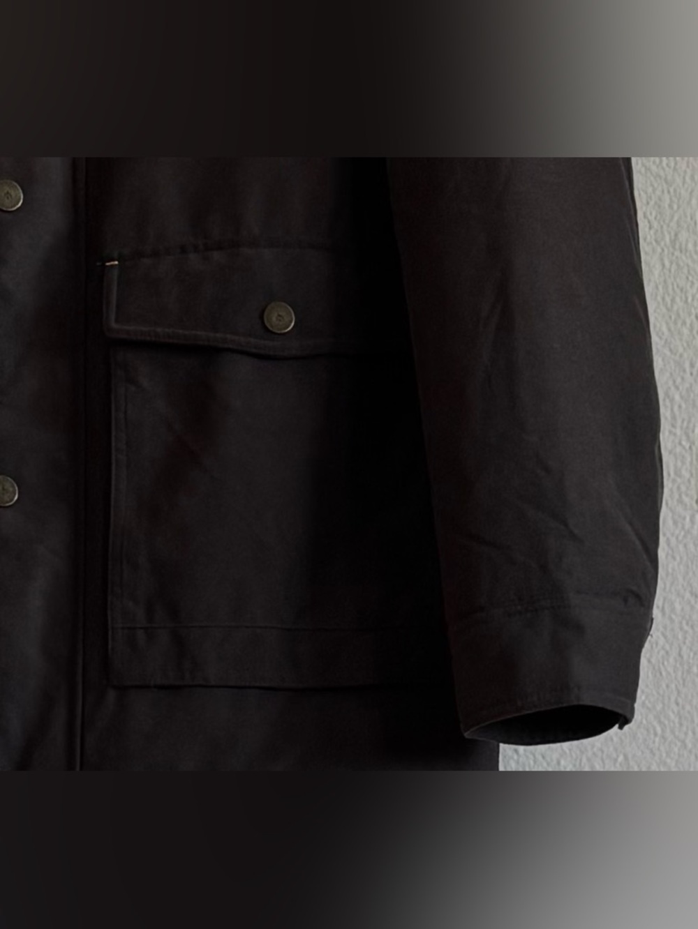 RAINFOREST Men's Dark Brown Field Jacket with Utility Pockets, Sz Small. NWOT - Picture 7 of 10
